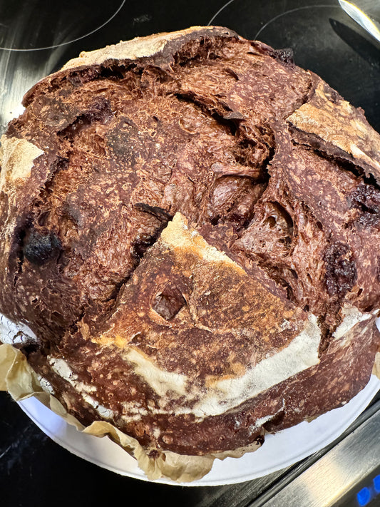 chocolate brownie sourdough